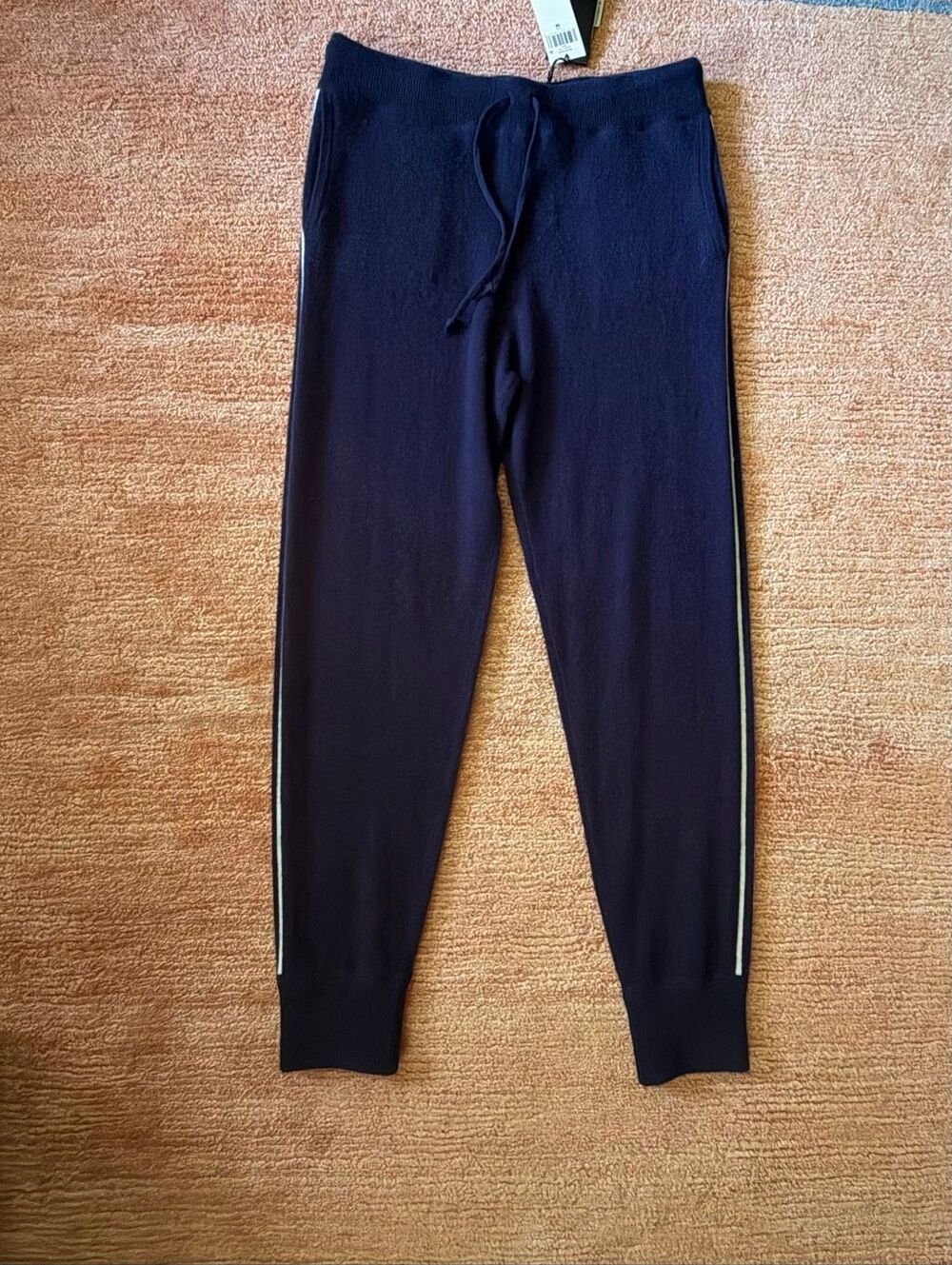 RLX Ralph Lauren Washable Cashmere Jogger Pants M Navy NWT MSRP $368